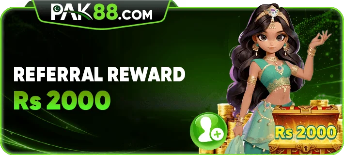pak88 referral  rewards