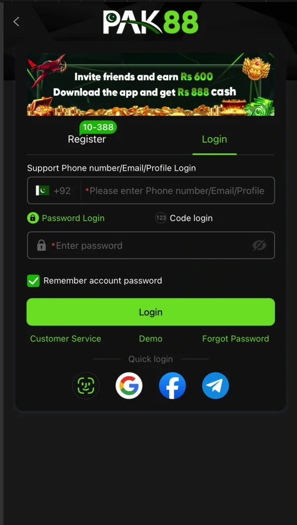 pak88 login
